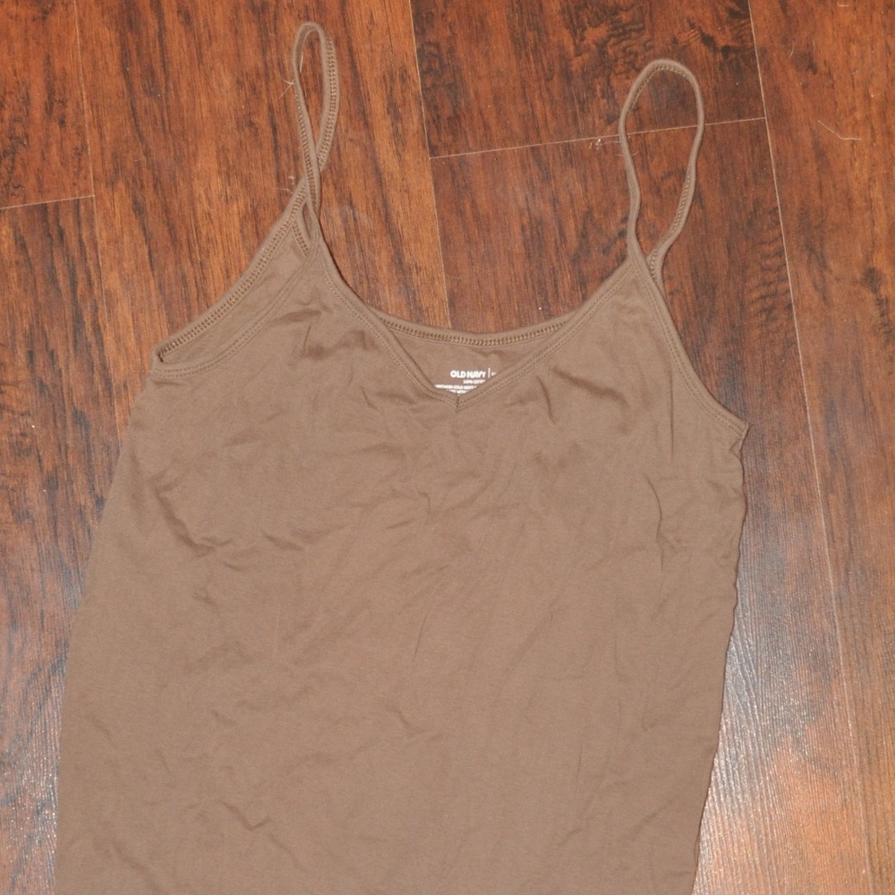 PLAIN BROWN TANK TOP